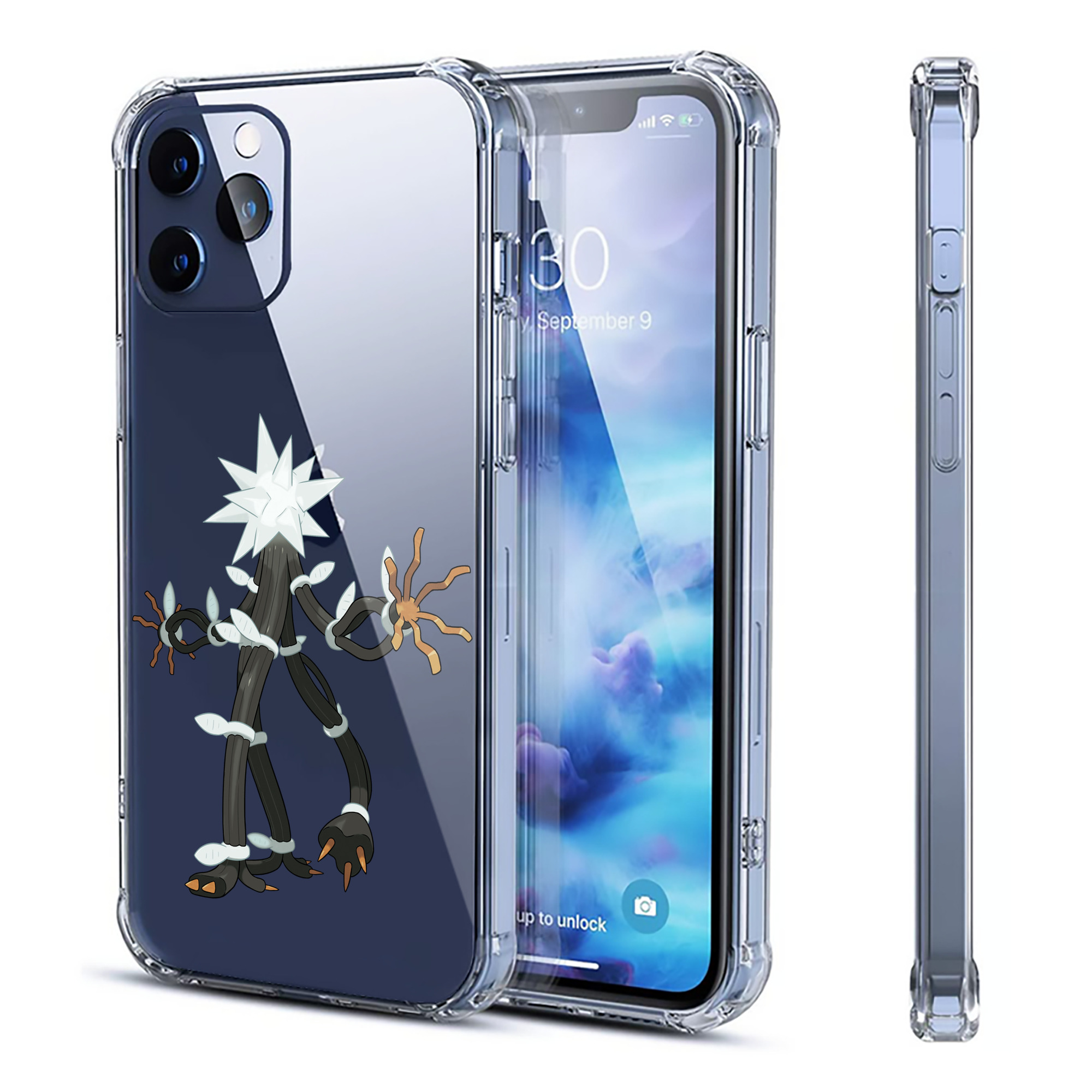 （画像用） ポケットモンスター Pokémon 【iPhone 12シリーズ対応】透明スマホケース（クリアソフトケース）